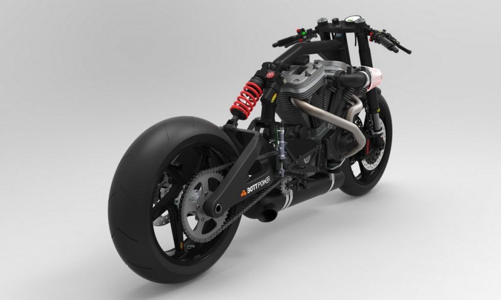 Bott XC1 Cafe Racer Render Struttura